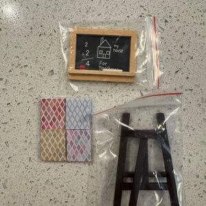 & Other Stories Mini Chalkboard and Easel Set